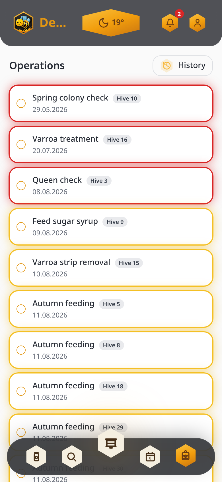 Bee Tracker Operations